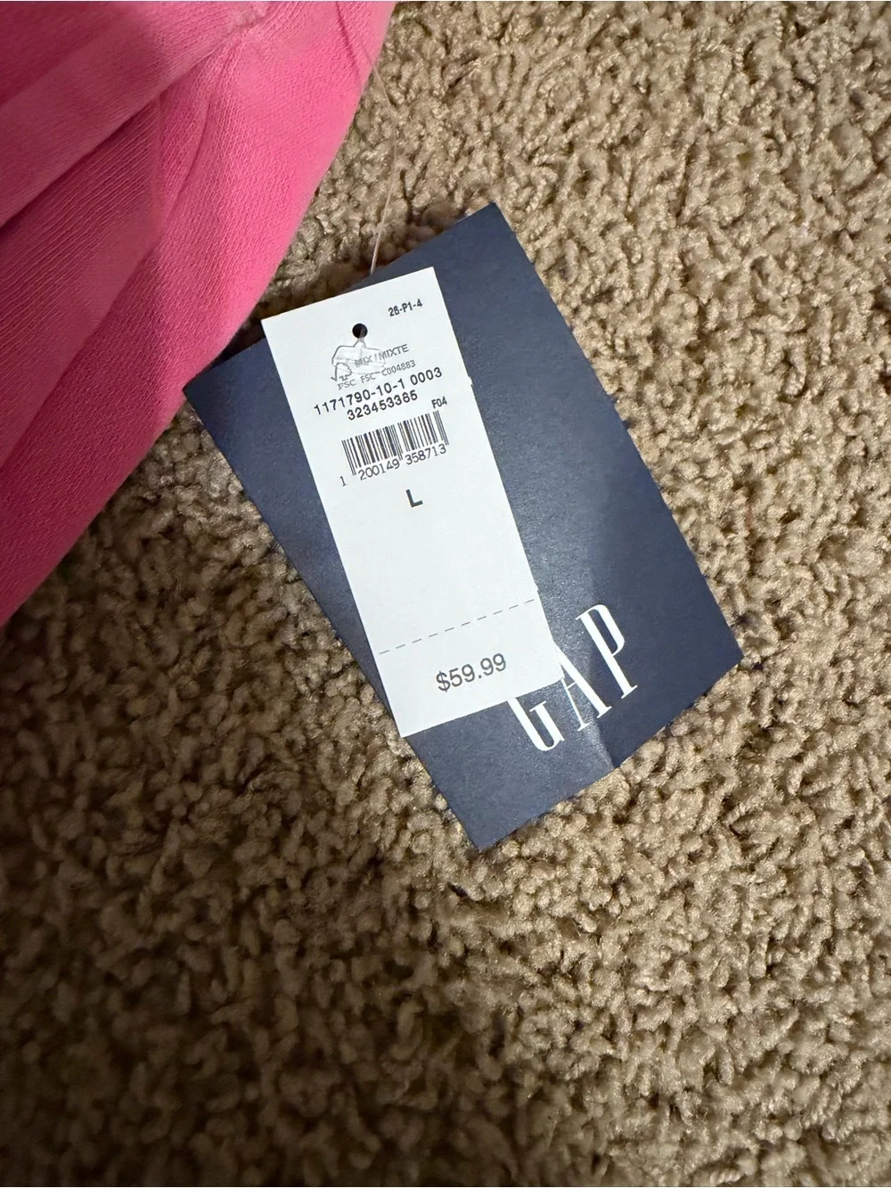 GAP Pink Barrel Sweatpants and Sweatshirt Set